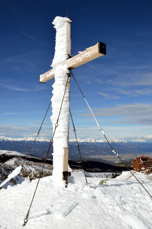 Na vrcholu Zirbitzkogel (2396 m)