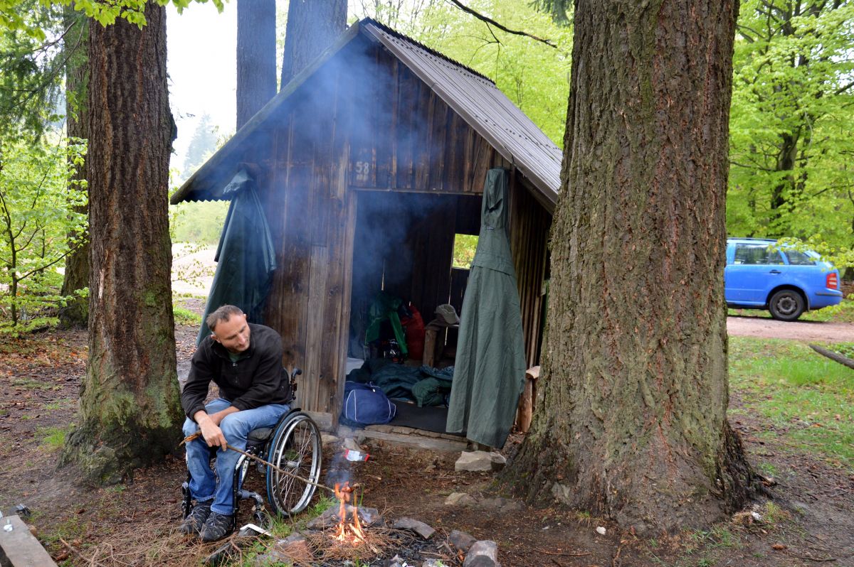 Břízkovec, ráno po dešti