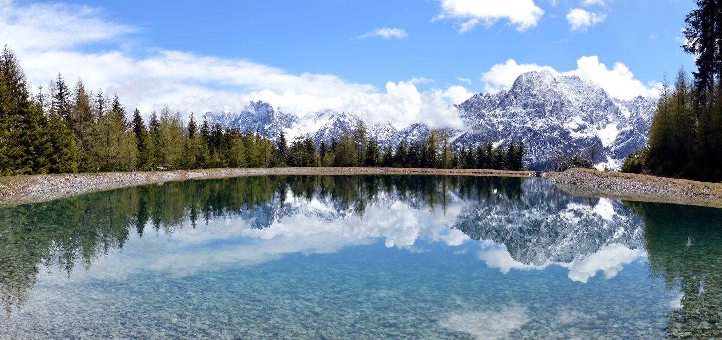 Nad Sternalm, pohled na Lienzské Dolomity