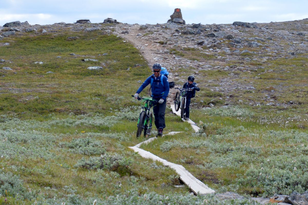 Jämtlandsfjällen, i kola tady jezdí