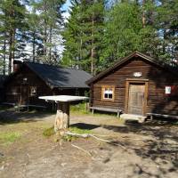 Popis: Höga Kusten, pseudoskanzen Mäjabodarna