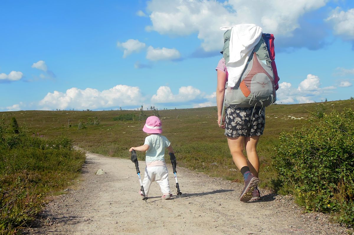 Na jižním začátku Södra Kungsleden