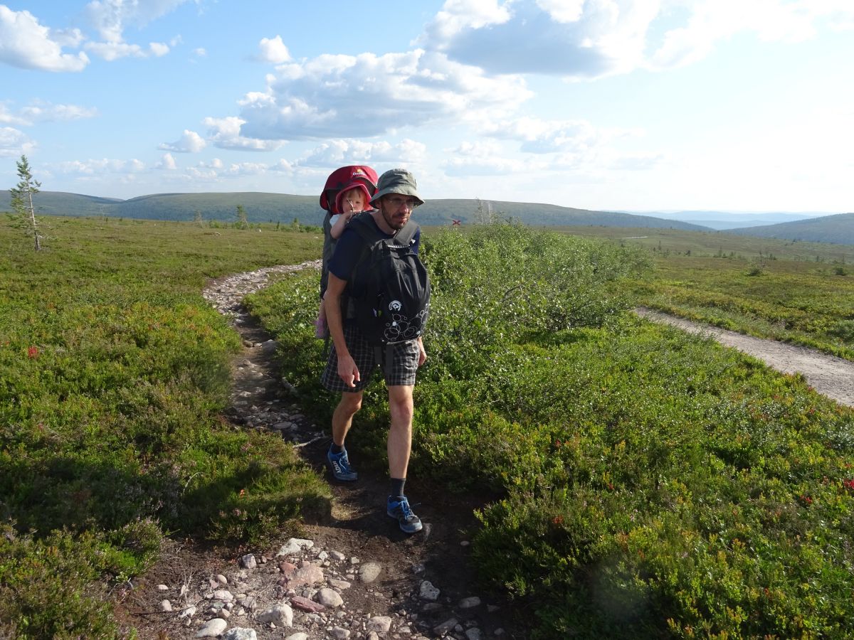 Sälen, jižní začátek dálkové trasy Jižní Kungsleden