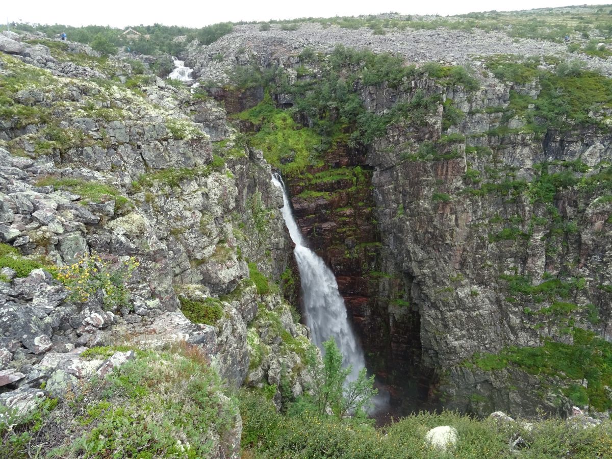 NP Fulufjället, Njupeskär - nejvyšší švédský vodopád