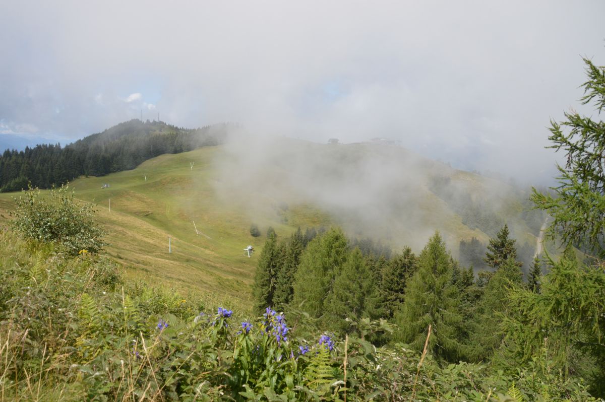 Na Dreilandereck (trojmezí Rak-Slov-Ital) se zvedly mraky
