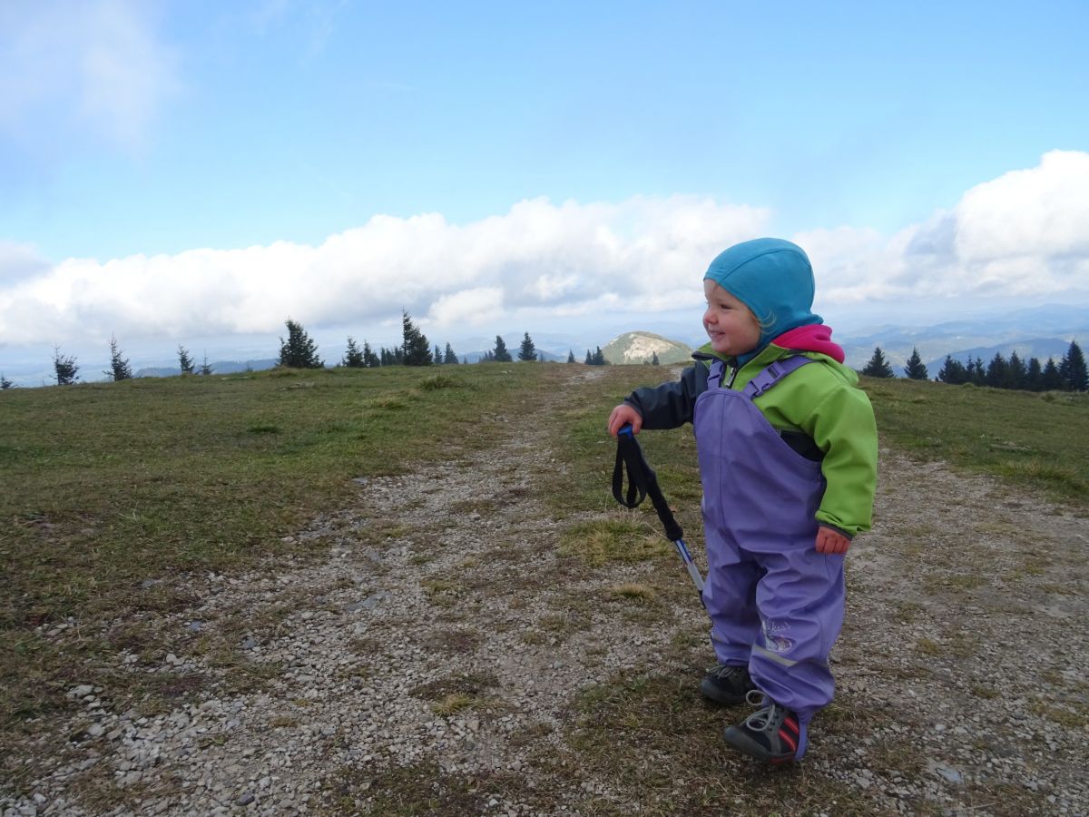 Na vrcholu Reisalpe (1399m), nejvyšší hoře pohoří