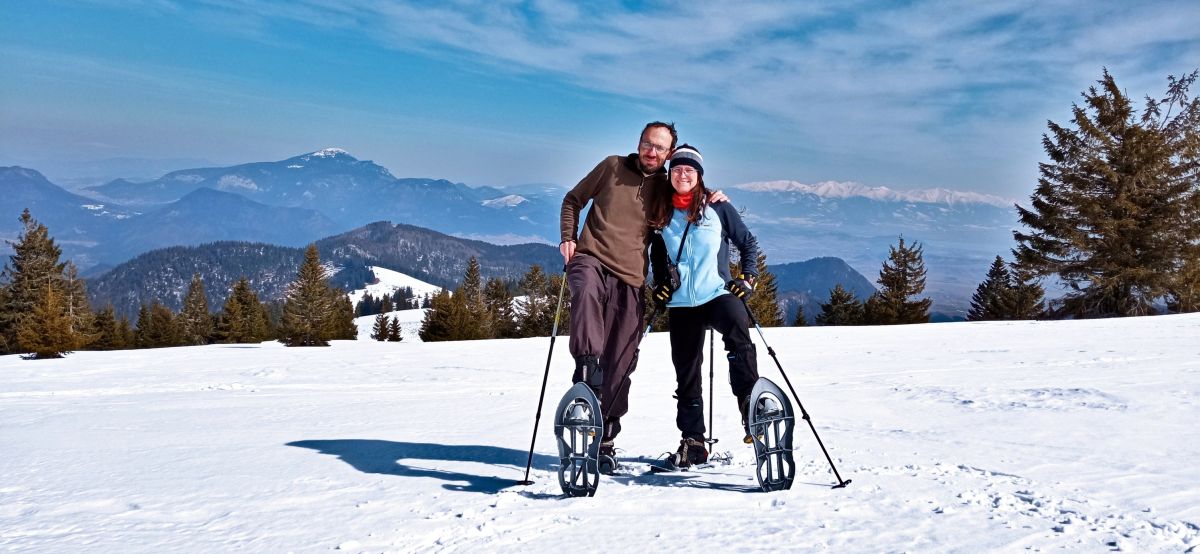 Šiprúň, pohled na Velký Choč a Tatry