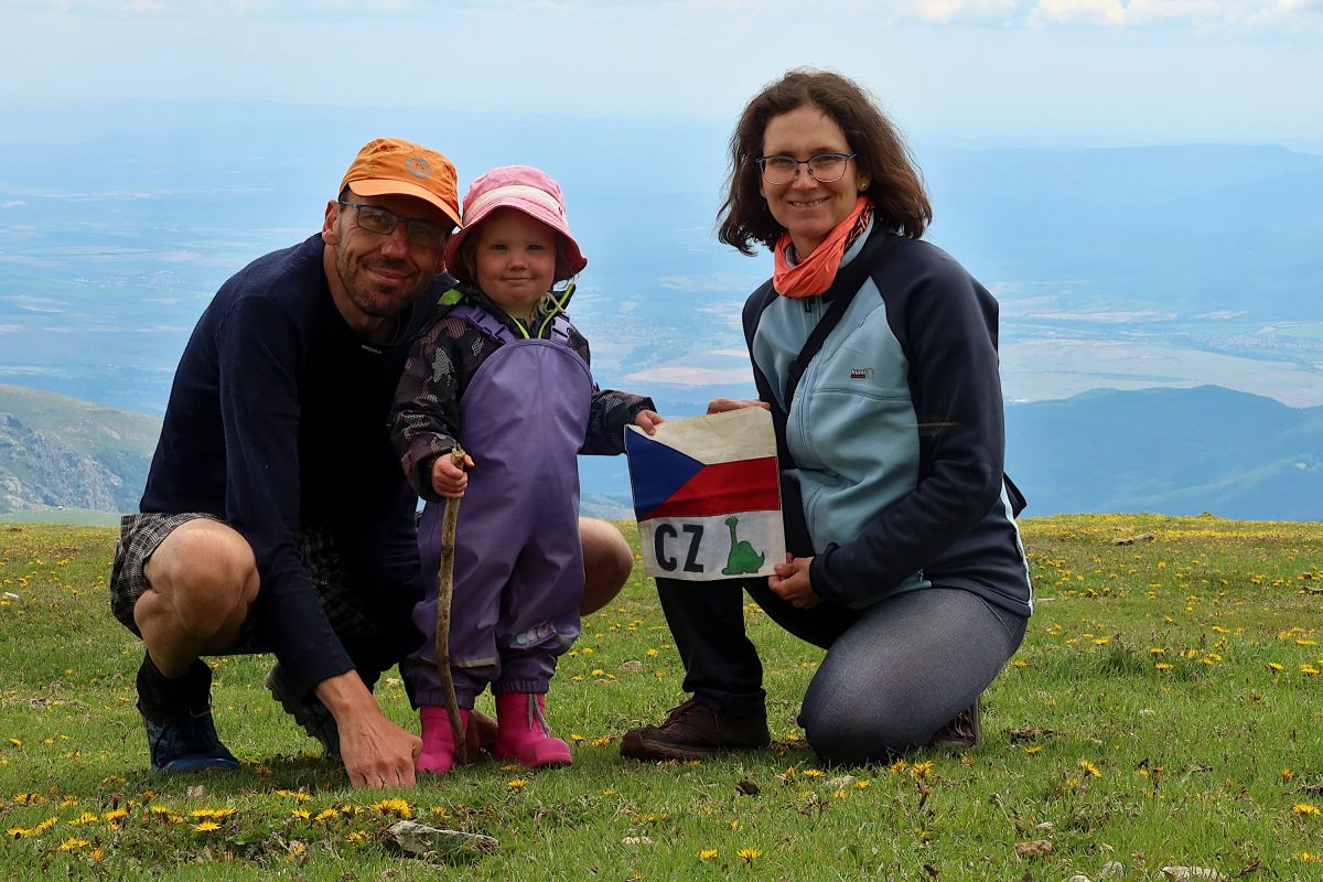 Na vrcholu Botev (2368 m)