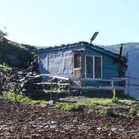 Popis: Salaš při výstupu na Botev