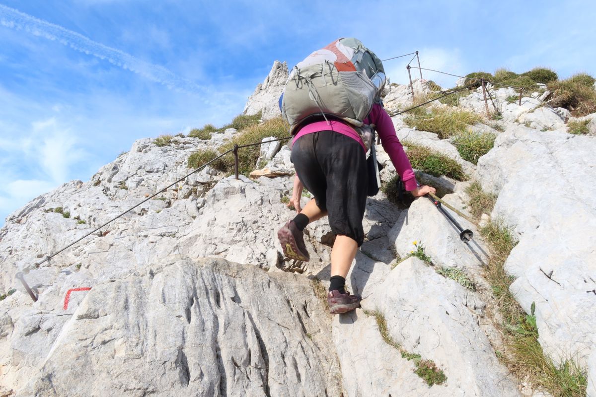 Výstup na Vogel (převýšení 1400 m vzhůru)