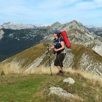 Popis: Na vrchu Vogel (1922 m)