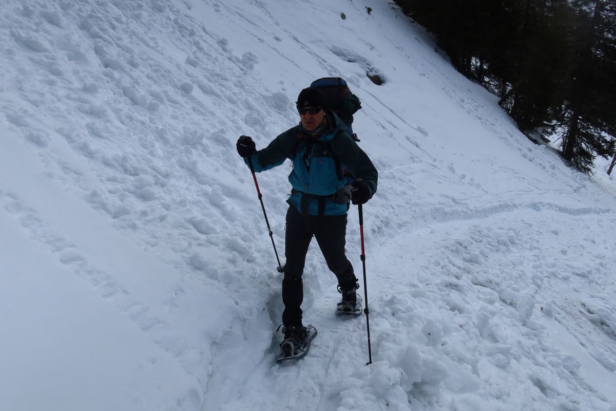 V údolí Tragösstal, výstup na Sonnschienalm