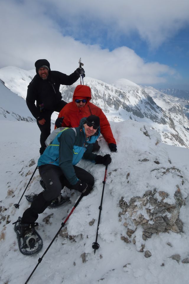 Na vrcholu Kleiner Ebenstein (1943 m)