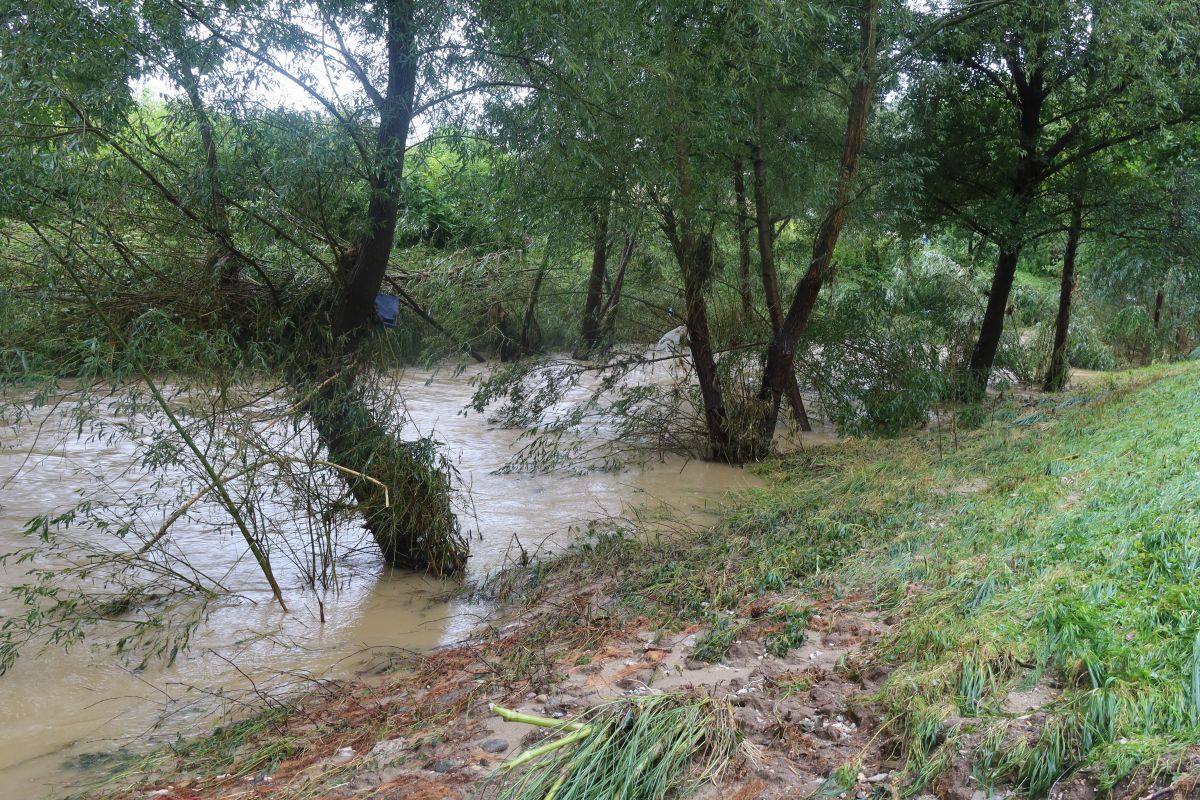 Slovenj Gradec: dva dny po maximálních povodních
