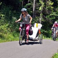 Popis: Velo Dunajec, výjezdy podél Czorsztynské přehrady
