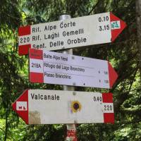 Popis: U chaty Alpe Core
