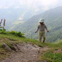 Popis: Výstup do sedla Laghi Gemelli