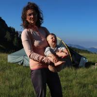 Popis: Val Carisole (v zimě plné turistů)
