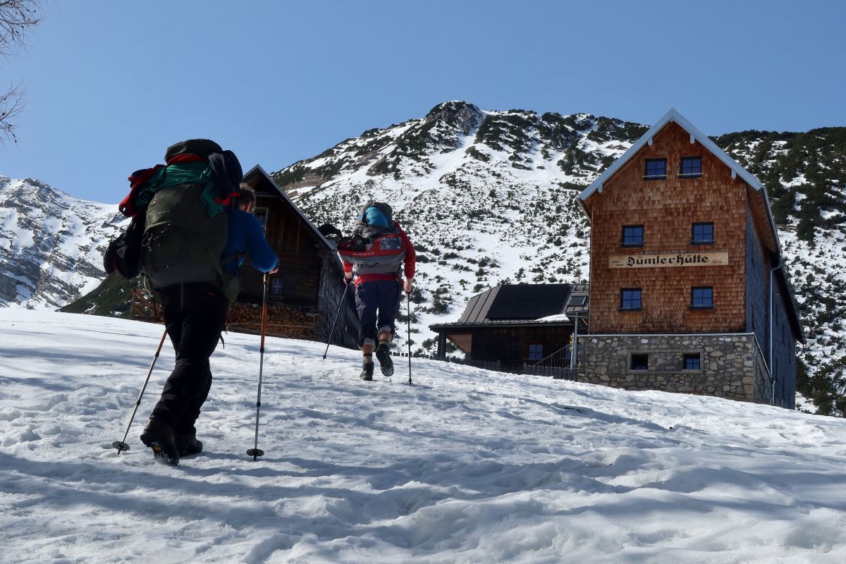 Dumlerhütte (necelých 1500 m)