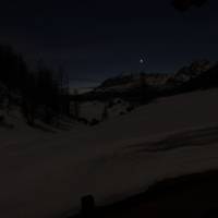 Popis: Interhüttenalm - noc