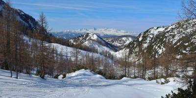 Popis: Dachstein od Swarzensee