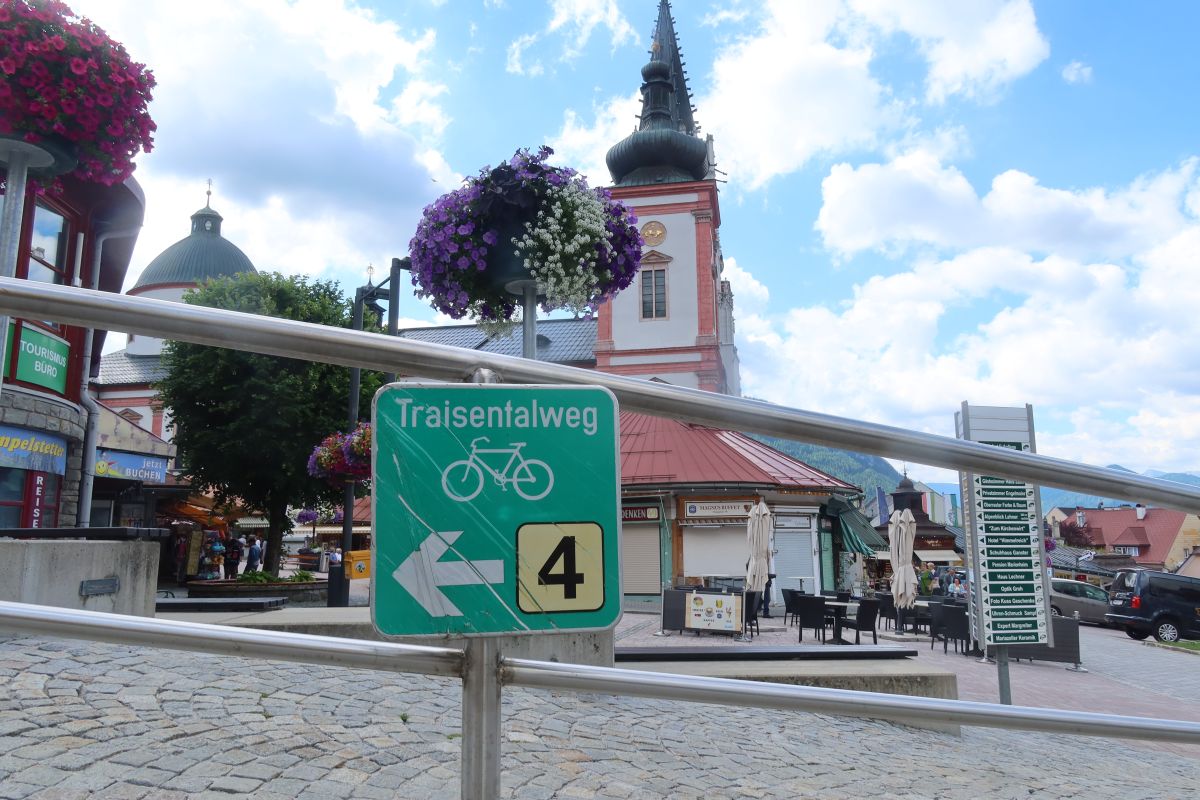 ... je v Mariazell na náměstí