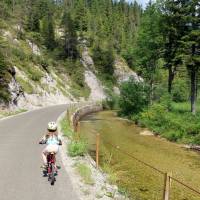 Popis: Parádní údolí Walster (jediný úsek do kopce)