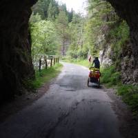 Popis: údolí Walster  a přehrada Hubertussee