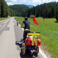 Popis: Sjezd z průsmyku Michelbühel