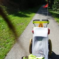 Popis: Cykloparáda na trase zrušené železnice