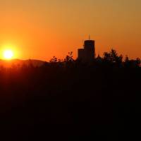 Popis: Vídeň: Pohled z našeho kempu