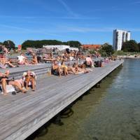 Popis: Švédské léto (město Höganäs)