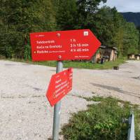 Popis: V údolí řeky Savinja v Solčavě, začátek pochodu