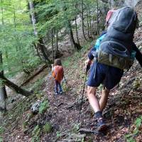 Popis: Velmi náročný výstup na planinu Grohat