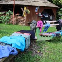 Popis: Poštarski dom: sušíme vše mokré