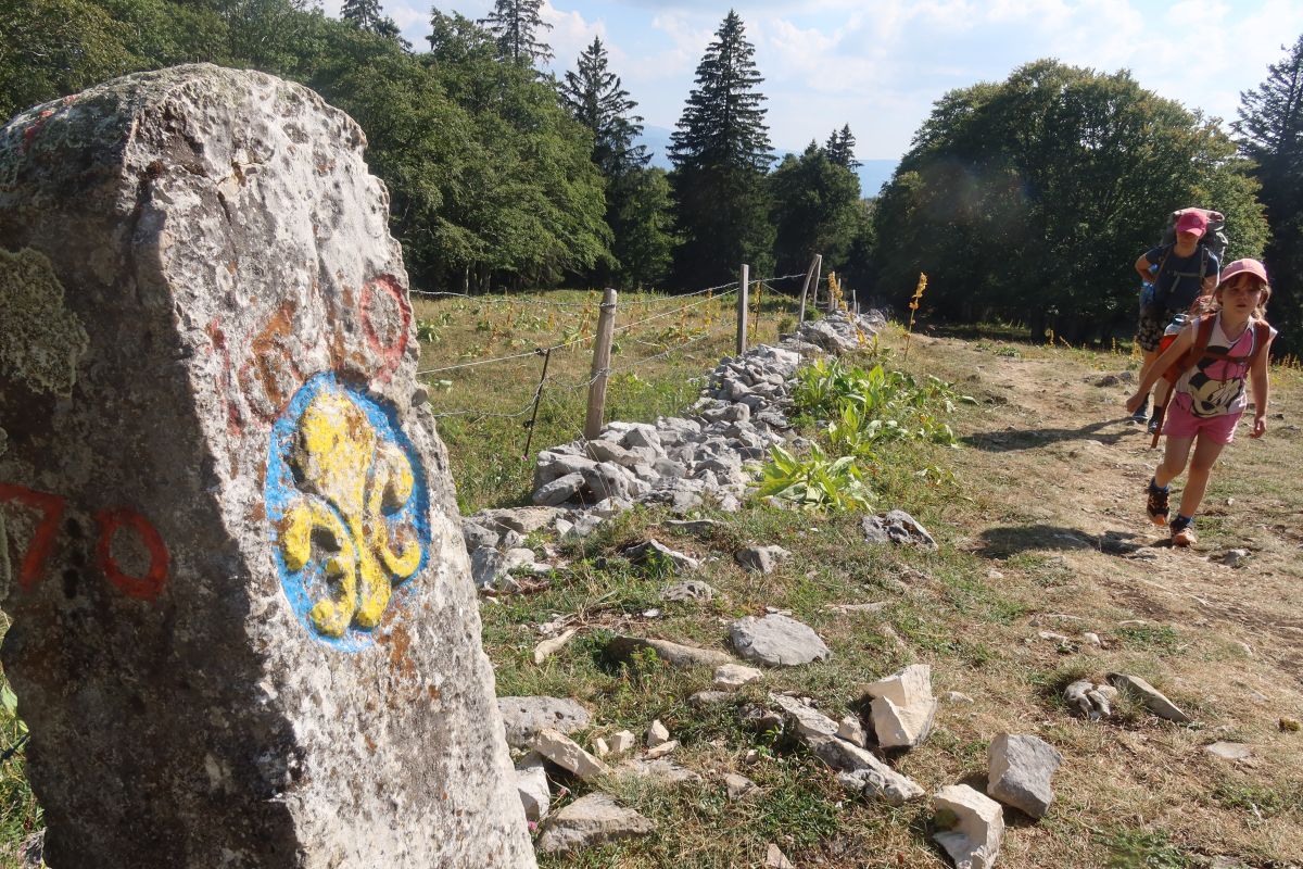Na švýcarsko-francouzské hranici